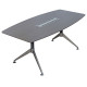 Nero Boardroom Bundle with 6 x Cante Chairs